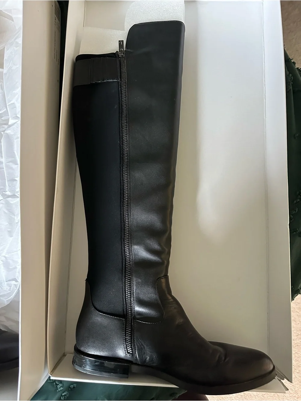 Calvin Klein Black Over-the-Knee Riding Boots